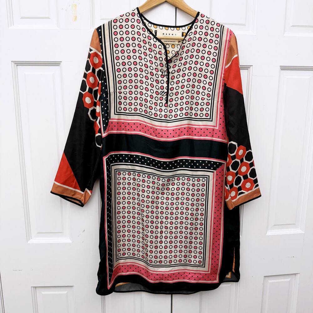 Marni Silk Print Tunic
